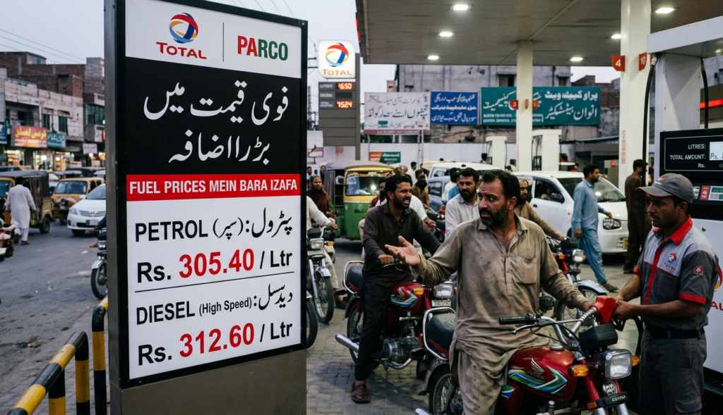 Fuel Prices mein Bara Izafa