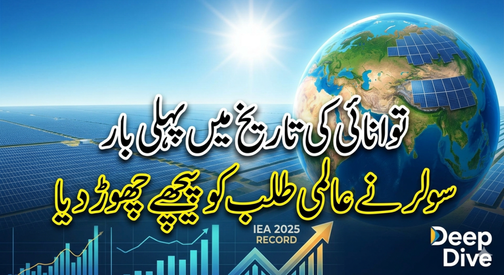 تاریخ میں پہلی بار:   شمسی توانائی نے عالمی ریکارڈ توڑ دیا 2025