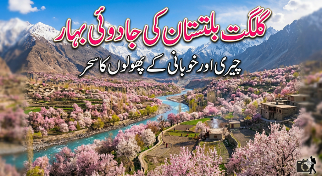 گلگت بلتستان کی سحر انگیز بہار: جب وادیوں نے گلابی چادر اوڑھ لی