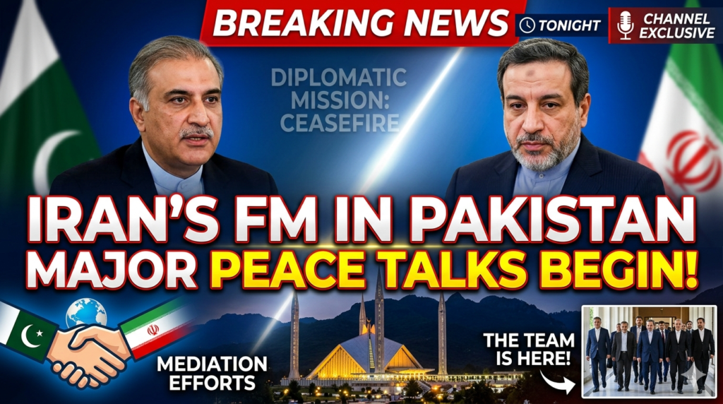 BREAKING NEWS: Major Diplomatic Shift in Islamabad – Iranian Foreign Minister’s Arrival