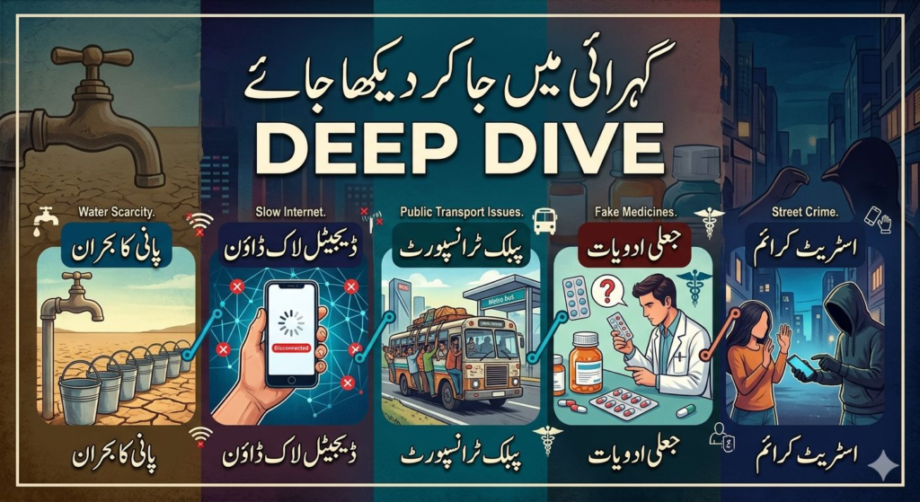 مہنگائی سے آگے: وہ ۵ خاموش بحران جو پاکستانی عوام کو نچوڑ رہے ہیں