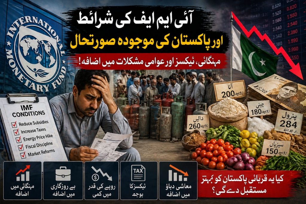 آئی ایم ایف کی شرائط اور پاکستان کی موجودہ صورتحال: عوام پر کیا اثر پڑ رہا ہے؟