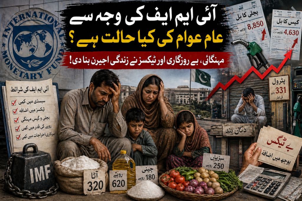 آئی ایم ایف کی پالیسیوں کا بوجھ: عام عوام کس کرب سے گزر رہی ہے؟