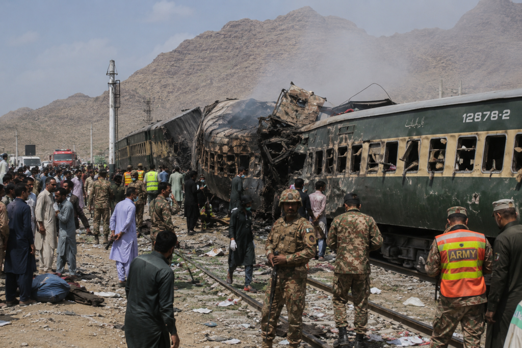 کوئٹہ ٹرین دھماکہ