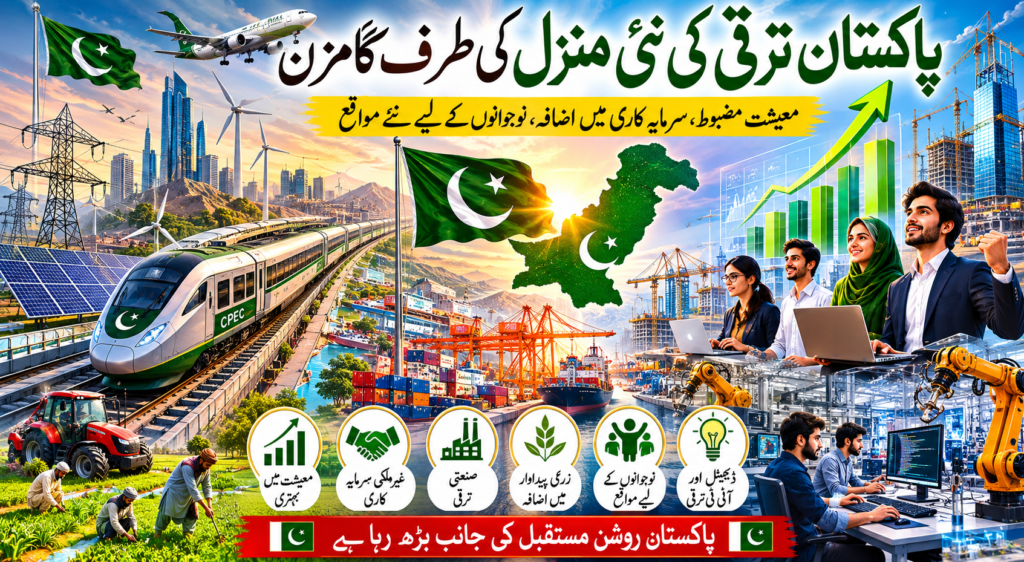 پاکستان ترقی کی نئی منزل کی طرف گامزن