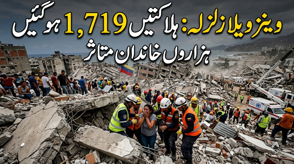 Death Toll Climbs to 1,719 as Rescuers Race Against Time in Earthquake-Devastated Venezuela