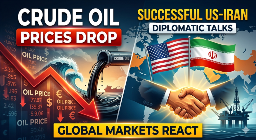 Global Crude Oil Prices Drop Following Successful US-Iran Diplomatic Talks