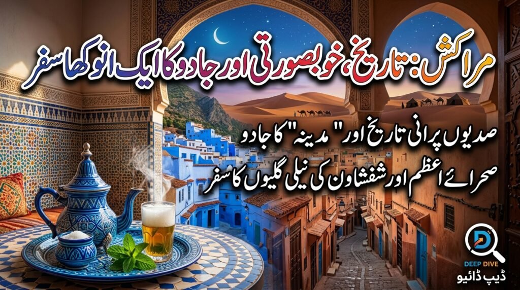 مراکش: تاریخ، خوبصورتی اور جادو کا ایک انوکھا سفر