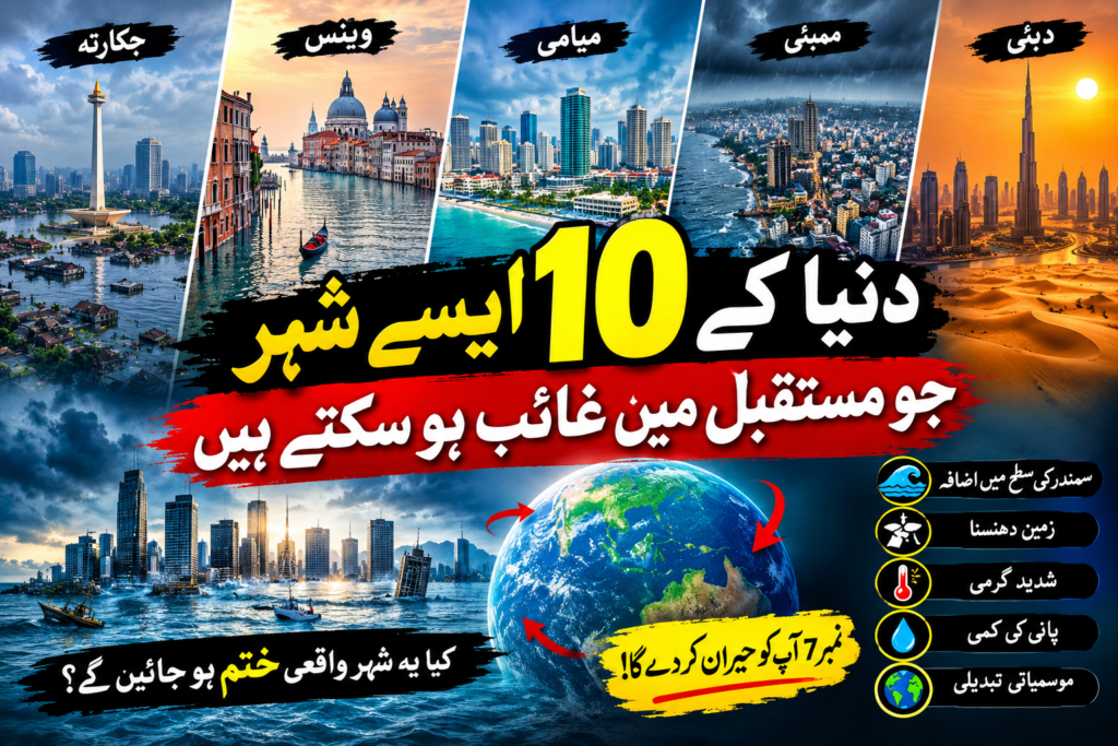 دنیا کے 10 ایسے شہر جو مستقبل میں غائب ہو سکتے ہیں