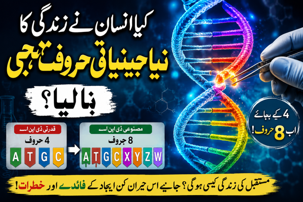 کیا انسان نے زندگی کا نیا جینیاتی حروف تہجی بنا لیا؟